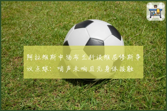 阿拉维斯中场布兰科谈维尼修斯争议点球：哨声未响且无身体接触