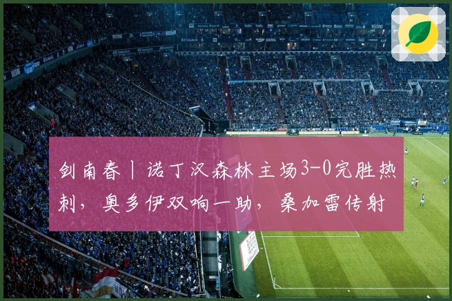 剑南春丨诺丁汉森林主场3-0完胜热刺，奥多伊双响一助，桑加雷传射建功